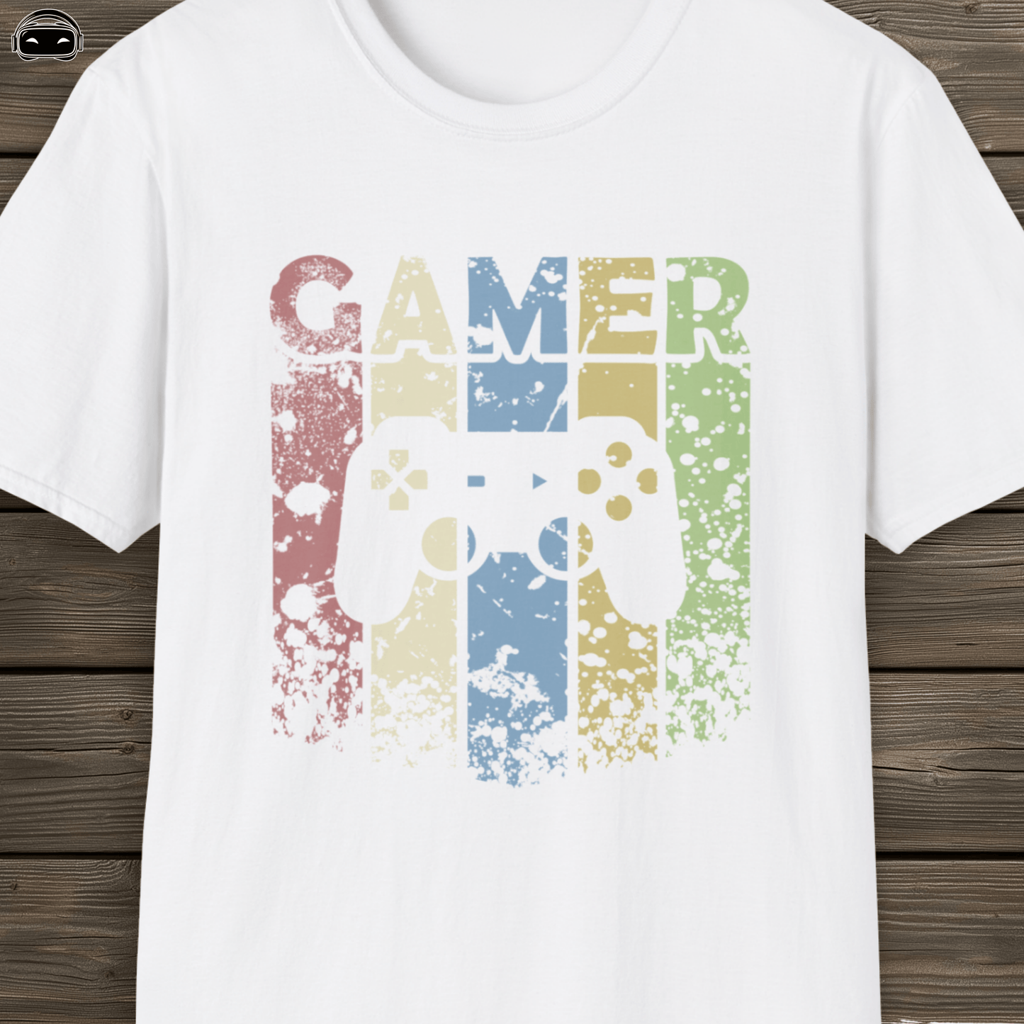 Gamer Stripes with Controller