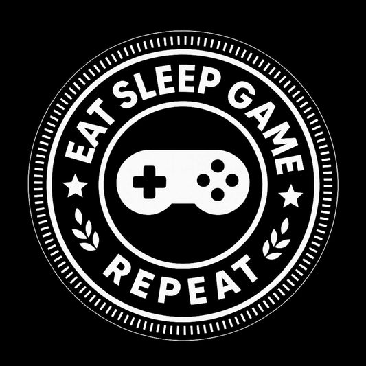 Eat Sleep Game Repeat – Kids Gamer T-Shirt 🎮⚡