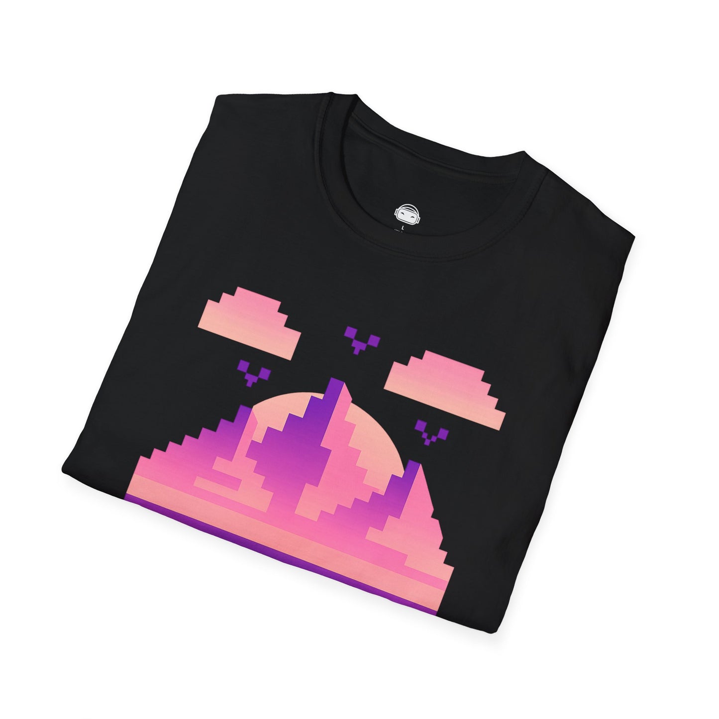 Pixel Sunset – Retro Gamer Horizon T-Shirt - Gaming Lifestyle T-Shirt