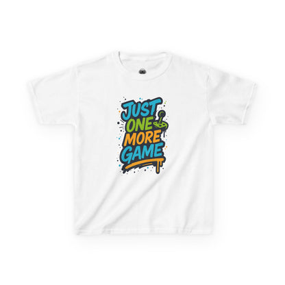 Just One More Game – Kids Graffiti Gamer T-Shirt 🎮🖌️