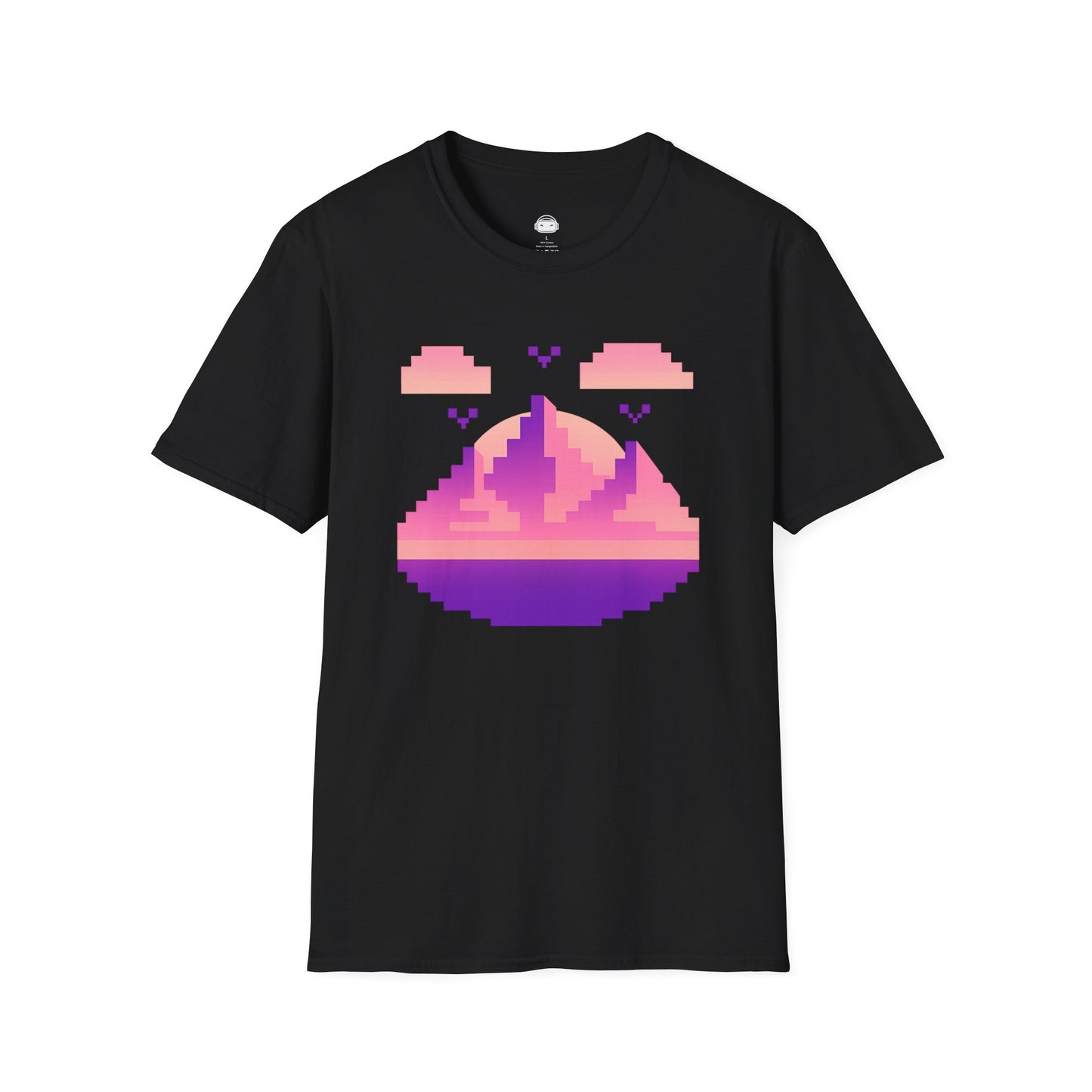 Pixel Sunset – Retro Gamer Horizon T-Shirt - Gaming Lifestyle T-Shirt