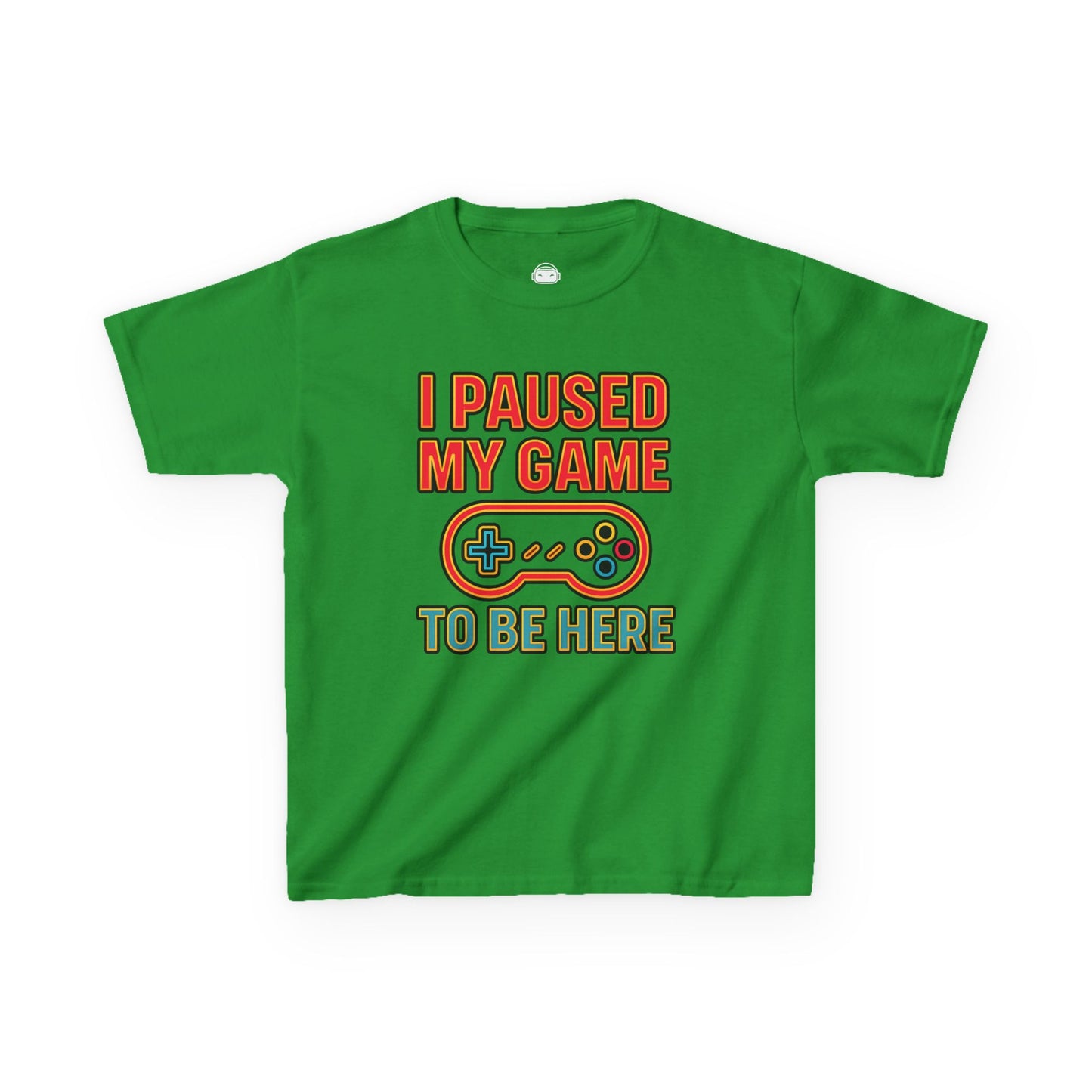 I Paused My Game To Be Here – Kids Funny Gamer T-Shirt 🎮😆