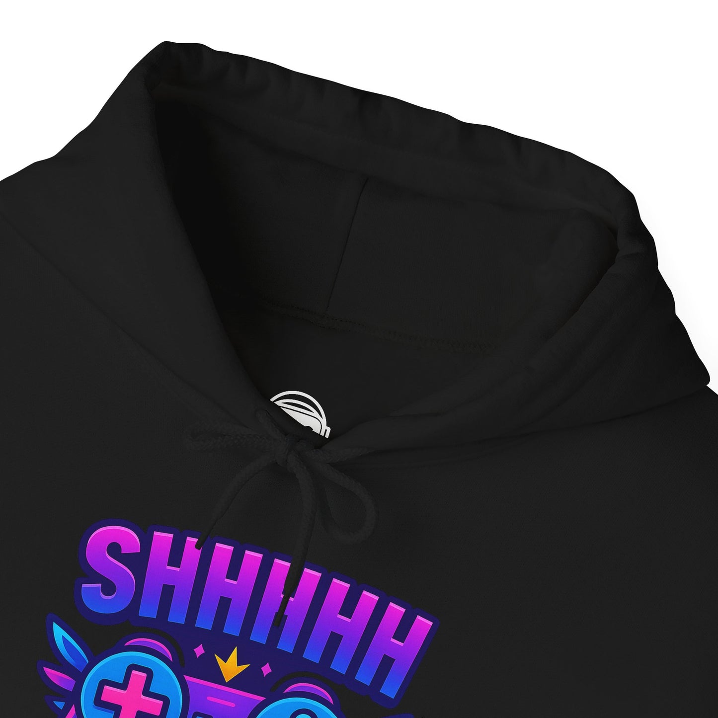 Shhh I’m Gaming – Neon Gamer Hoodie 🎮⚡