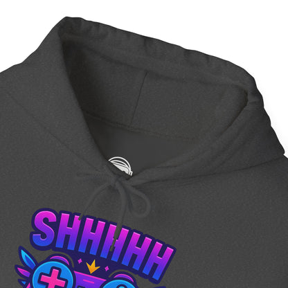 Shhh I’m Gaming – Neon Gamer Hoodie 🎮⚡