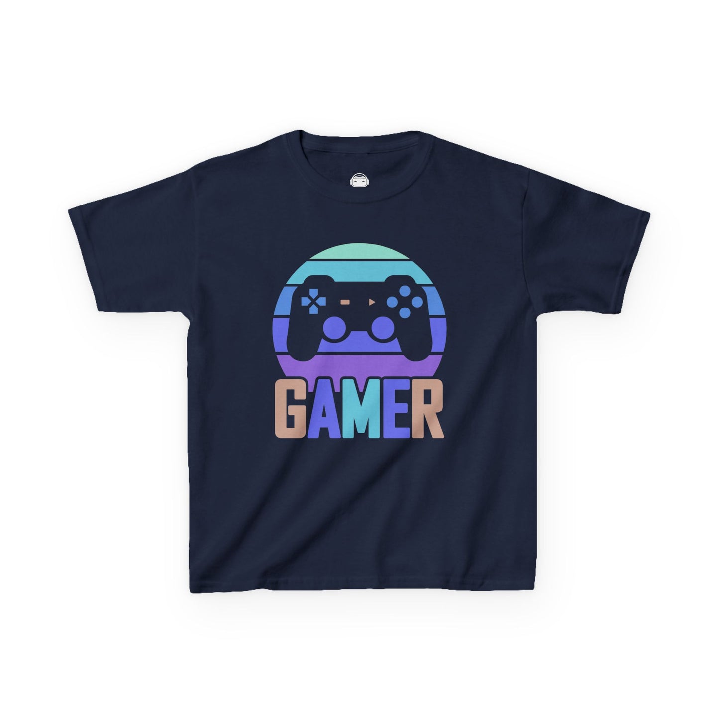 Gamer Sunset – Kids Gaming Tee 🎮🌅