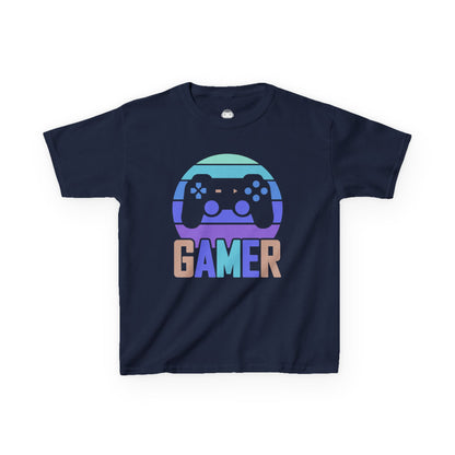 Gamer Sunset – Kids Gaming Tee 🎮🌅