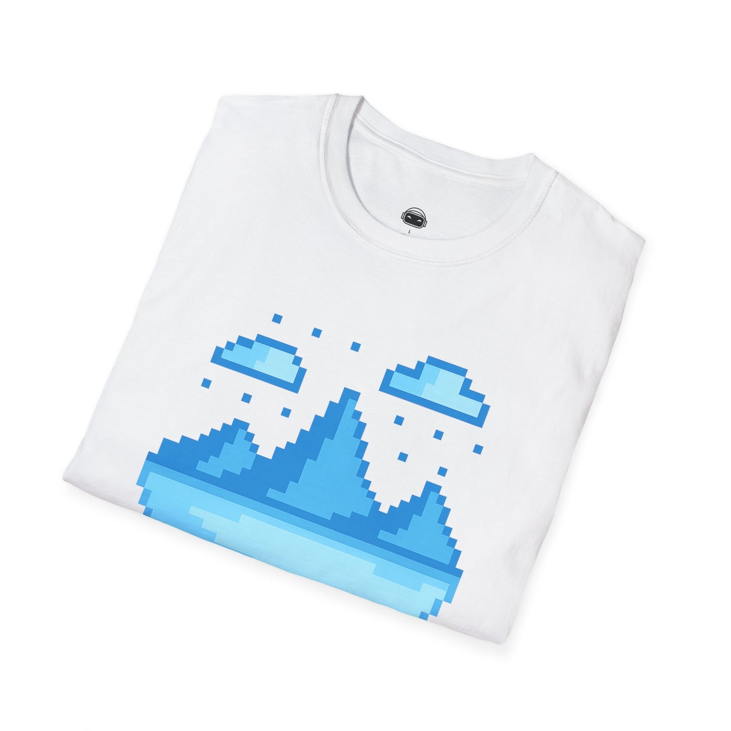 Pixel Horizon – 8-Bit Chill Gamer T-Shirt - Gaming Lifestyle T-Shirt