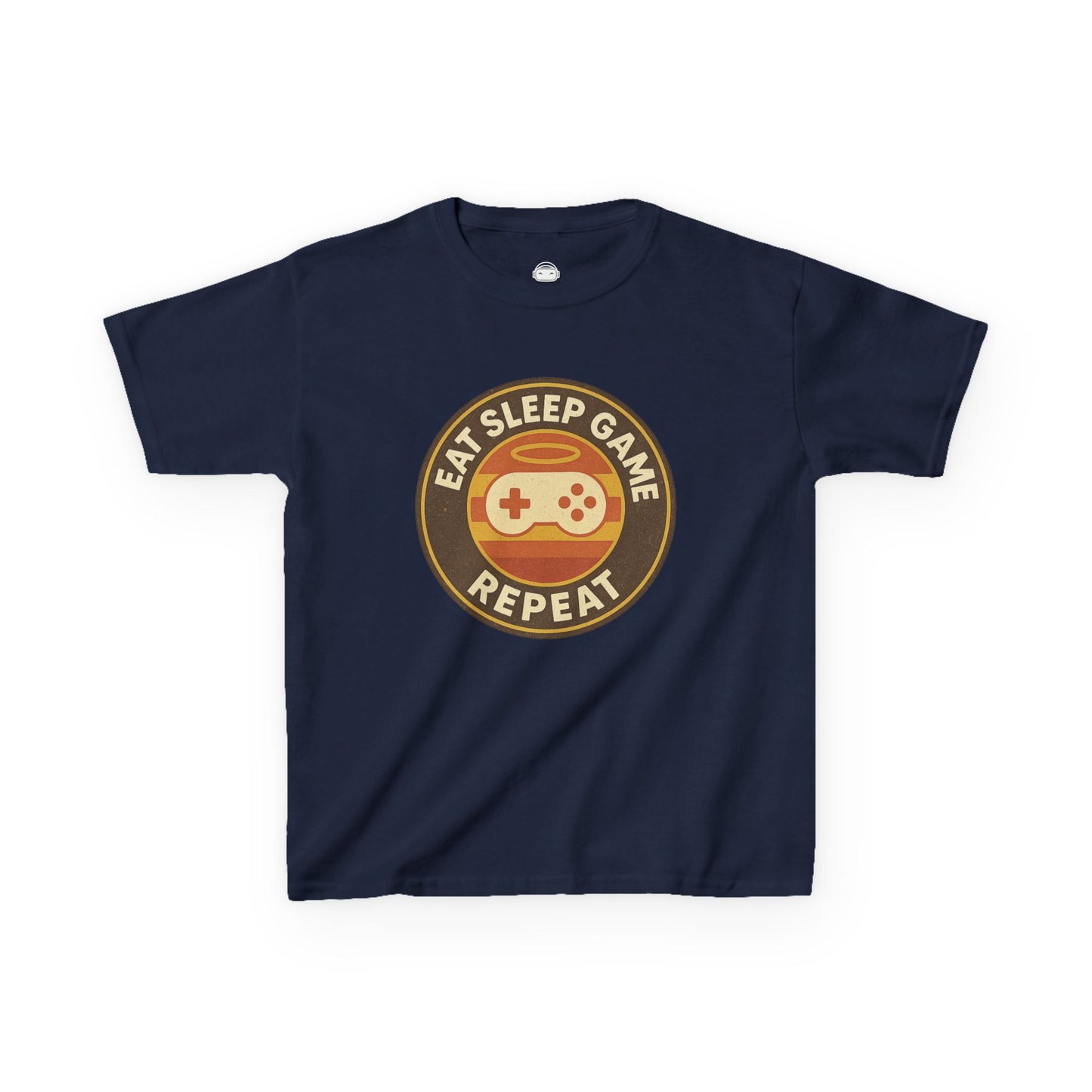 Eat Sleep Game Repeat – Kids Retro Gamer T-Shirt 🎮🕹️