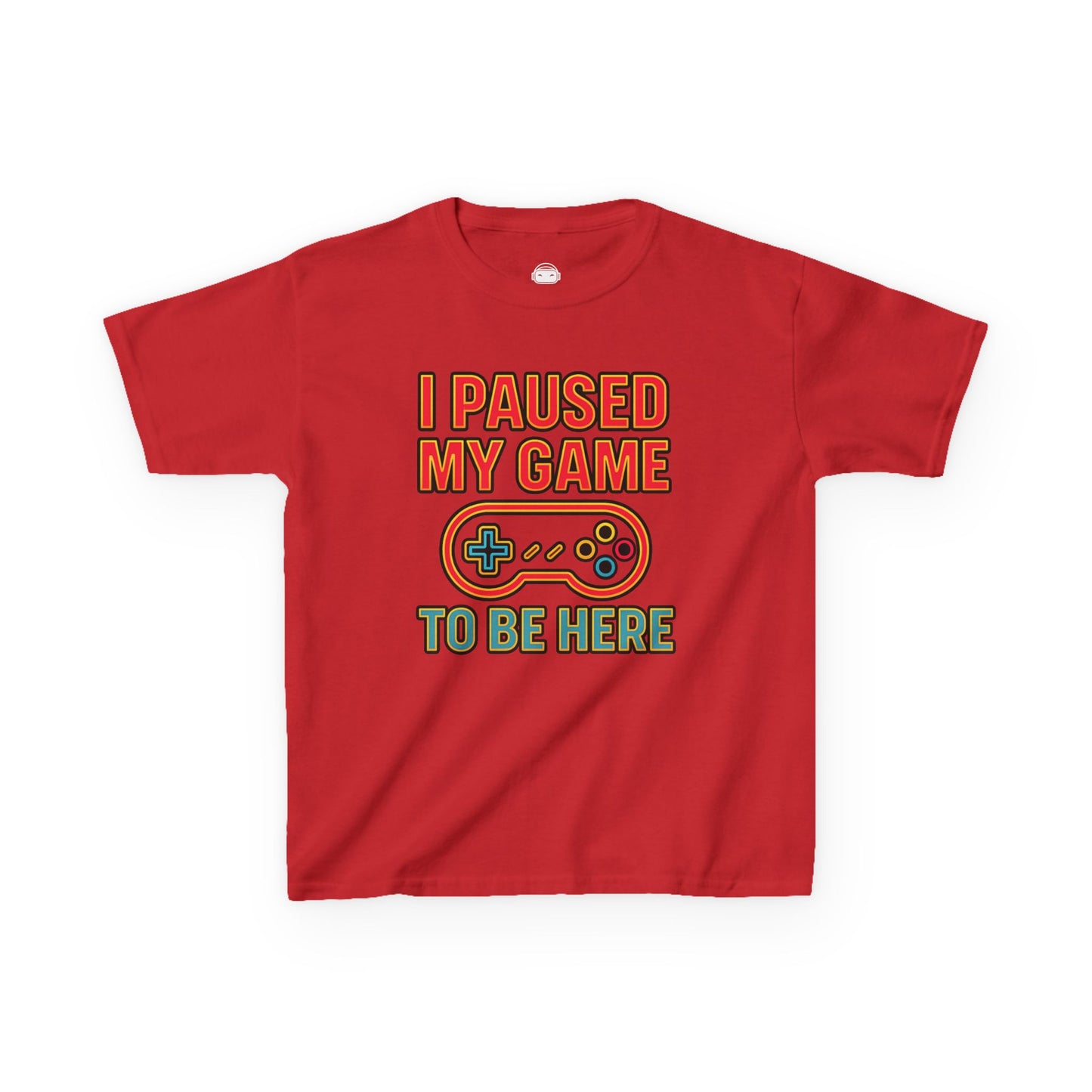 I Paused My Game To Be Here – Kids Funny Gamer T-Shirt 🎮😆