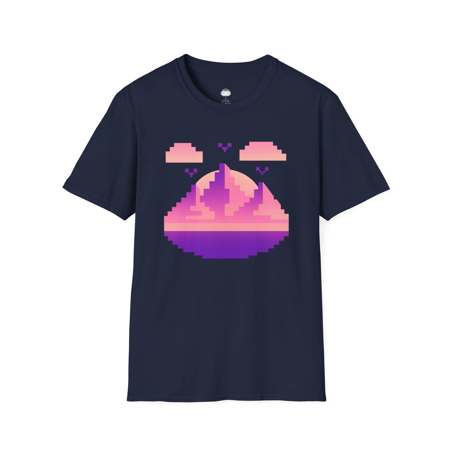 Pixel Sunset – Retro Gamer Horizon T-Shirt - Gaming Lifestyle T-Shirt