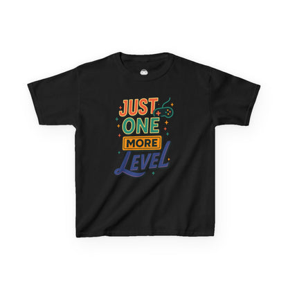 Just One More Level – Kids Retro Gamer T-Shirt 🎮⭐