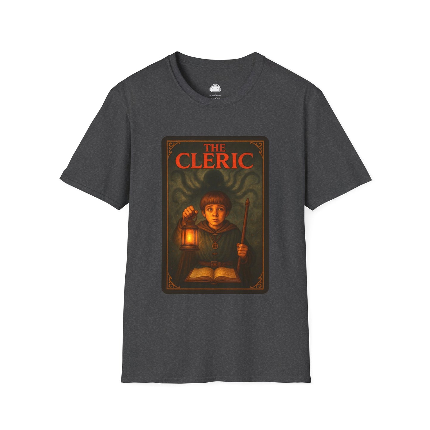 The Cleric T-Shirt | DnD Card Design Tee