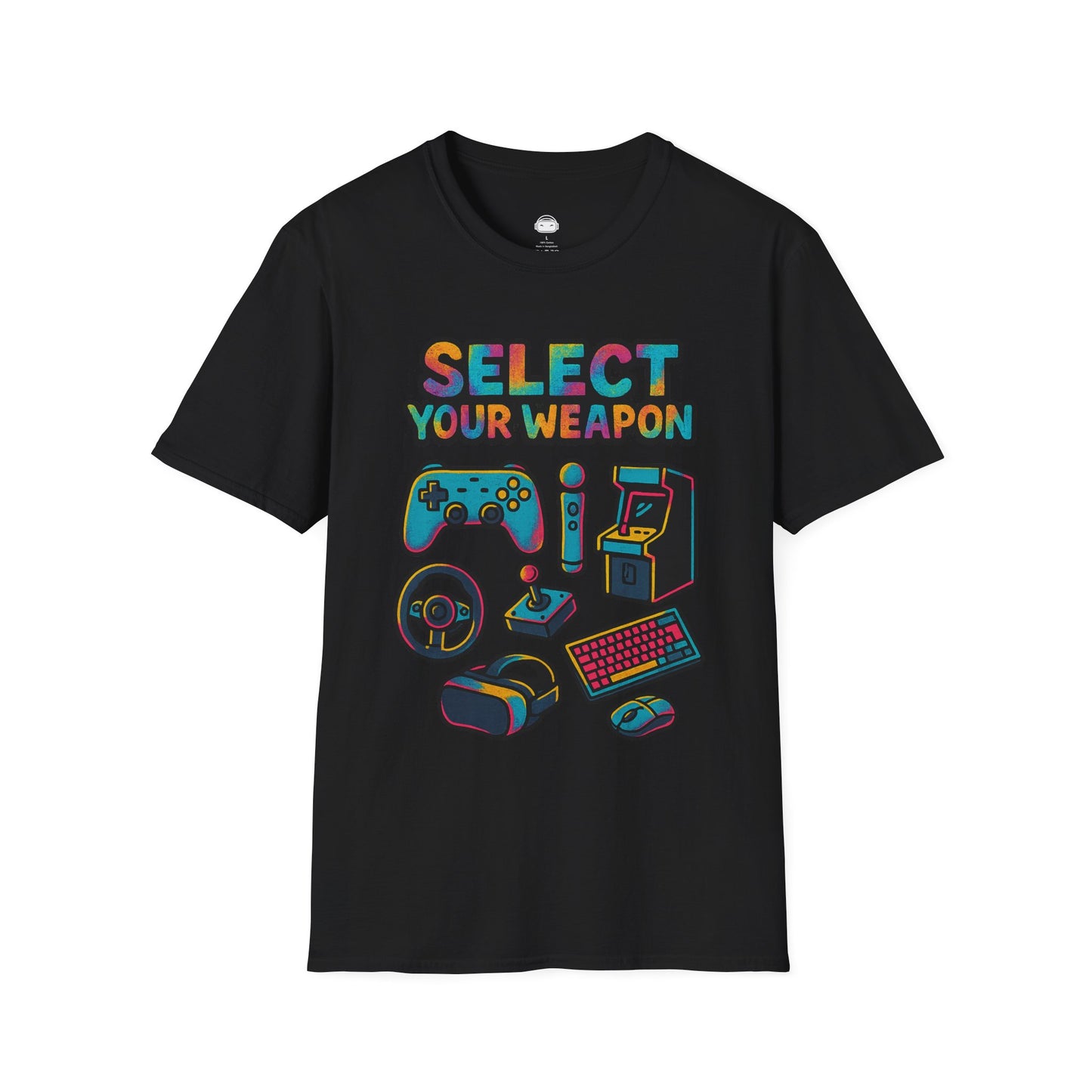 Select Your Weapon (Graffiti) - Gaming Lifestyle T-Shirt