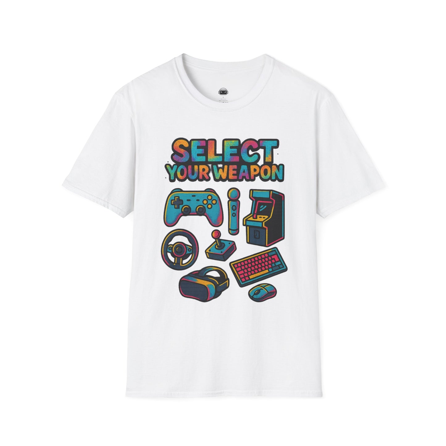 Select Your Weapon (Graffiti) - Gaming Lifestyle T-Shirt