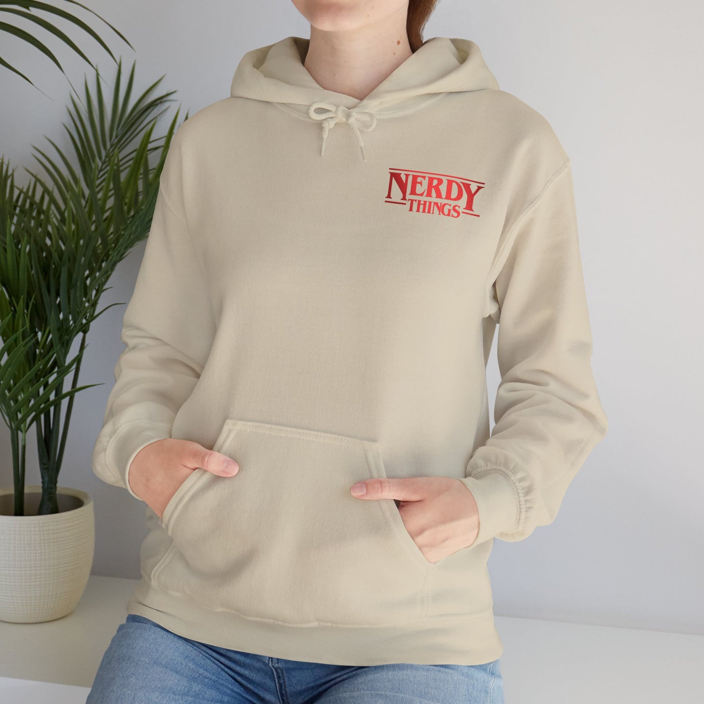 Nerdy Things RPG Character Cards Hoodie | Hooded Sweatshirt