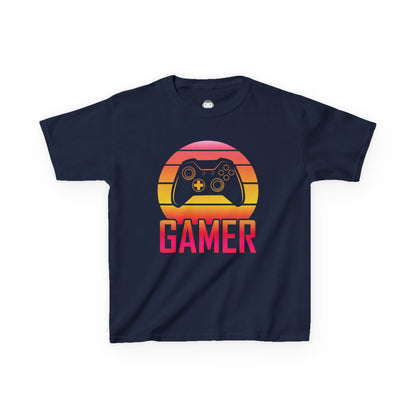 Gamer Sunset – XB Edition Kids Tee 🎮