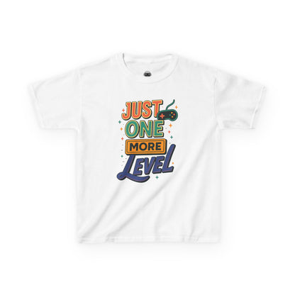 Just One More Level – Kids Retro Gamer T-Shirt 🎮⭐