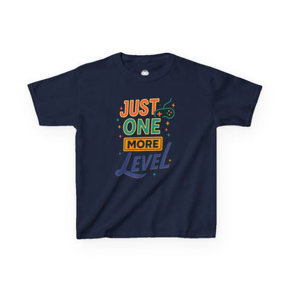 Just One More Level – Kids Retro Gamer T-Shirt 🎮⭐