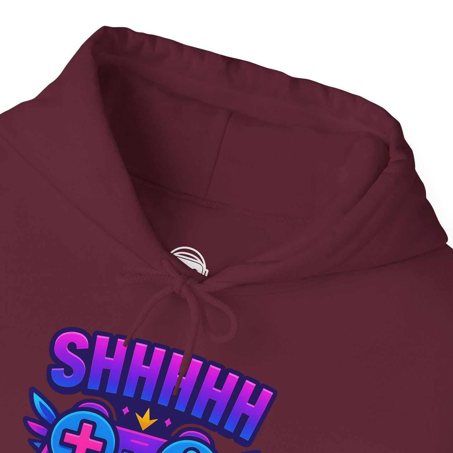 Shhh I’m Gaming – Neon Gamer Hoodie 🎮⚡