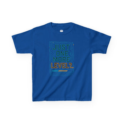 Just One More Level – Kids Tech Gamer T-Shirt ⚡🎮