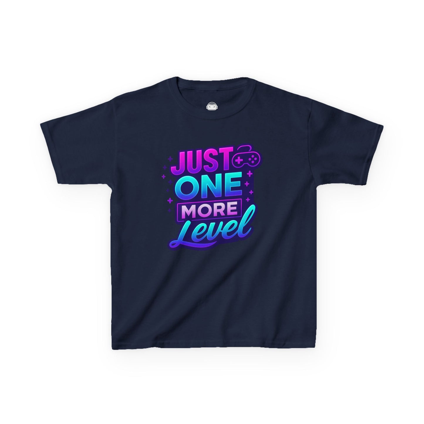 Just One More Level – Kids Neon Gamer T-Shirt 🎮💜