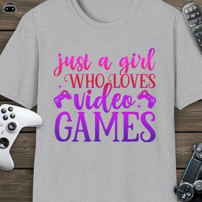 Just a girl who loves video games (funky)