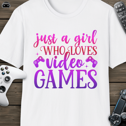Just a girl who loves video games (funky)