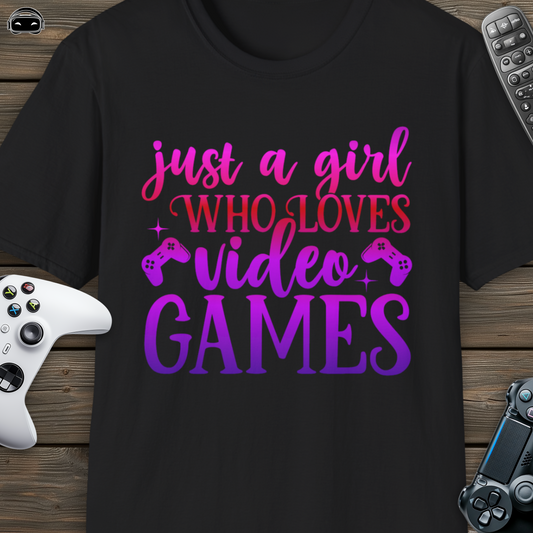 Just a girl who loves video games (funky)