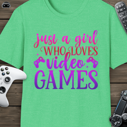 Just a girl who loves video games (funky)