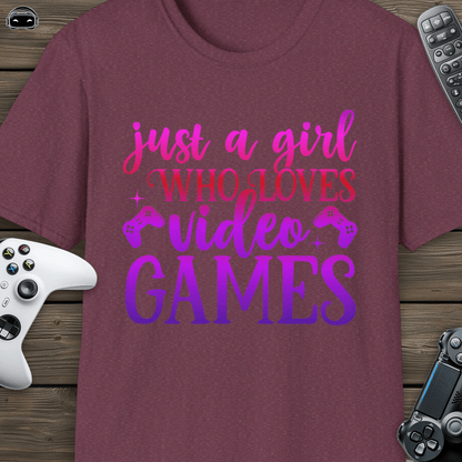 Just a girl who loves video games (funky)