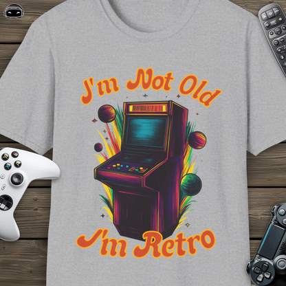 I'm not old, I'm retro (orange)