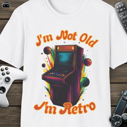 I'm not old, I'm retro (orange)