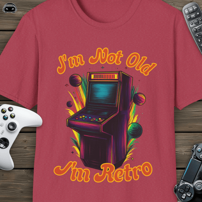 I'm not old, I'm retro (orange)