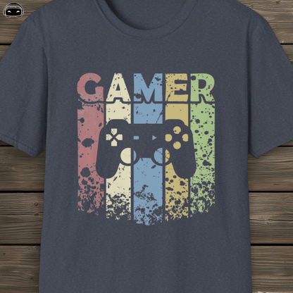 Gamer Stripes with Controller