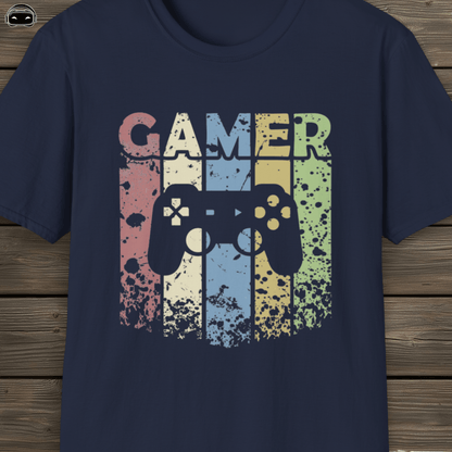 Gamer Stripes with Controller