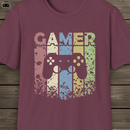 Gamer Stripes with Controller