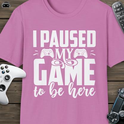 I paused my game to be here