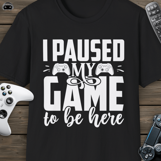I paused my game to be here