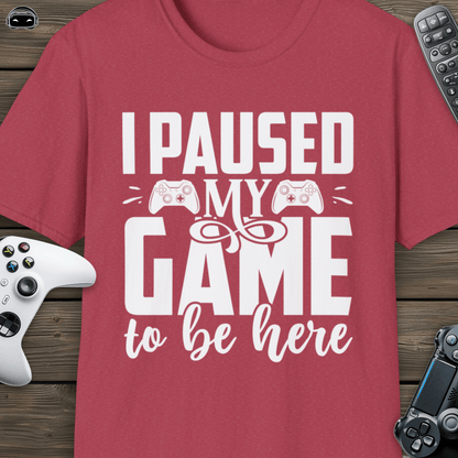 I paused my game to be here