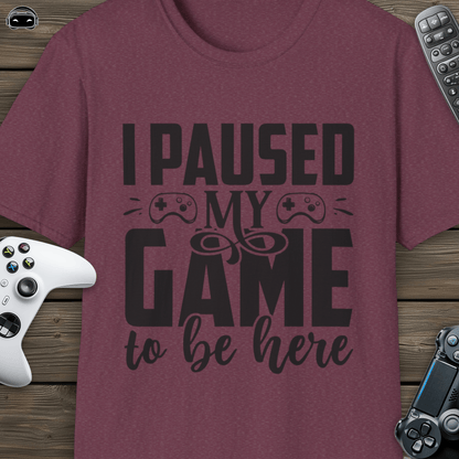 I paused my game to be here 1