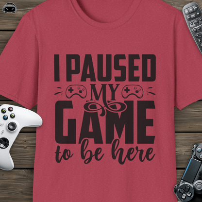 I paused my game to be here 1