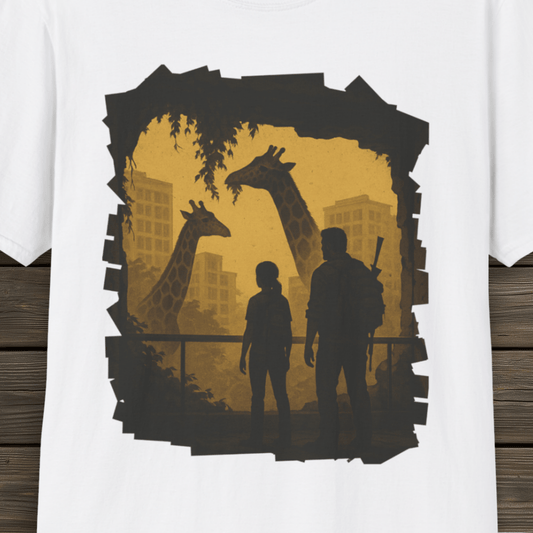 Giraffes - The Last of Us Inspired Unisex Softstyle T-Shirt, Gaming T-Shirt, Fan-Made, Trendy, Graphic Tee, Gamer Shirt, Video Game Merch,