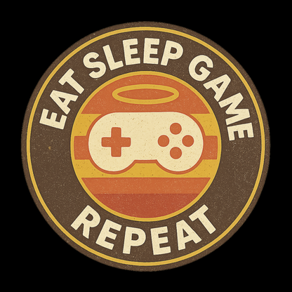 Eat, Sleep, Game, Repeat Retro - Gaming Lifestyle T-Shirt