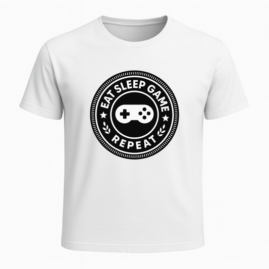 Eat, Sleep, Game, Repeat - Gaming Lifestyle T-Shirt