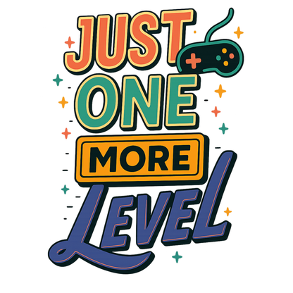 Just One More Level? (Retro) - Gaming Lifestyle T-Shirt