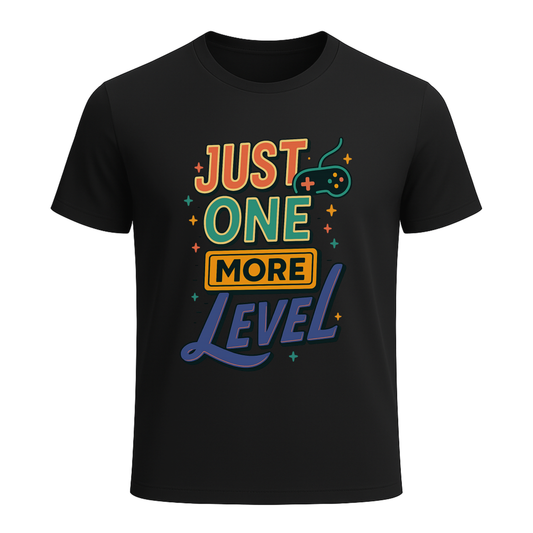 Just One More Level? (Retro) - Gaming Lifestyle T-Shirt