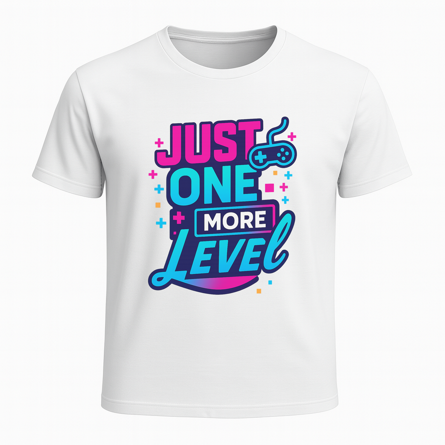 Just One More Level? (Neon) - Gaming Lifestyle T-Shirt