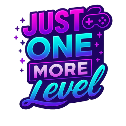 Just One More Level? (Purple) - Gaming Lifestyle T-Shirt