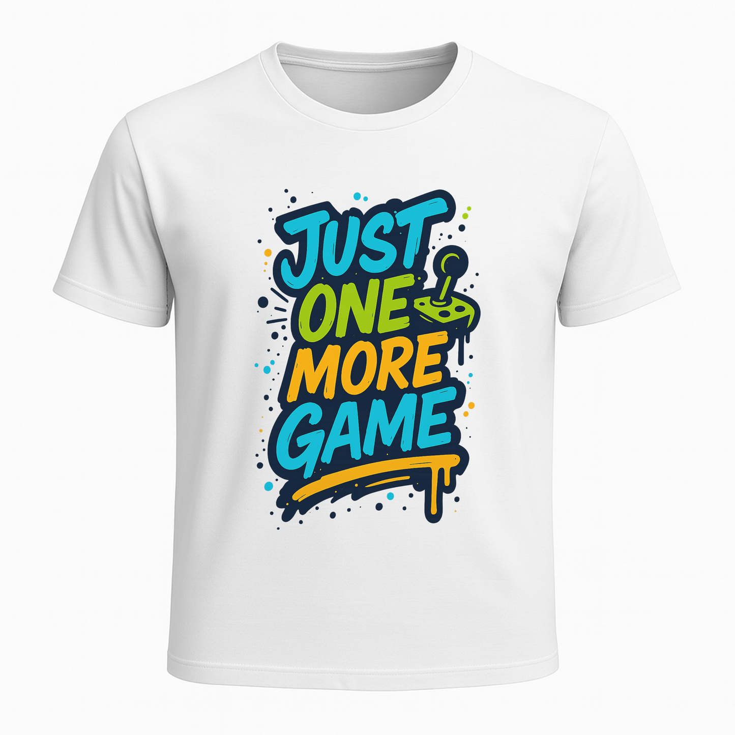 Just One More Game (graffiti) - Gaming Lifestyle T-Shirt