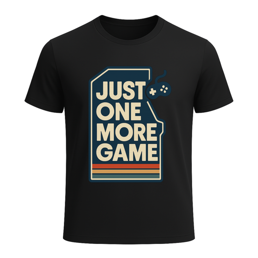 Just One More Game (arcade) - Gaming Lifestyle T-Shirt